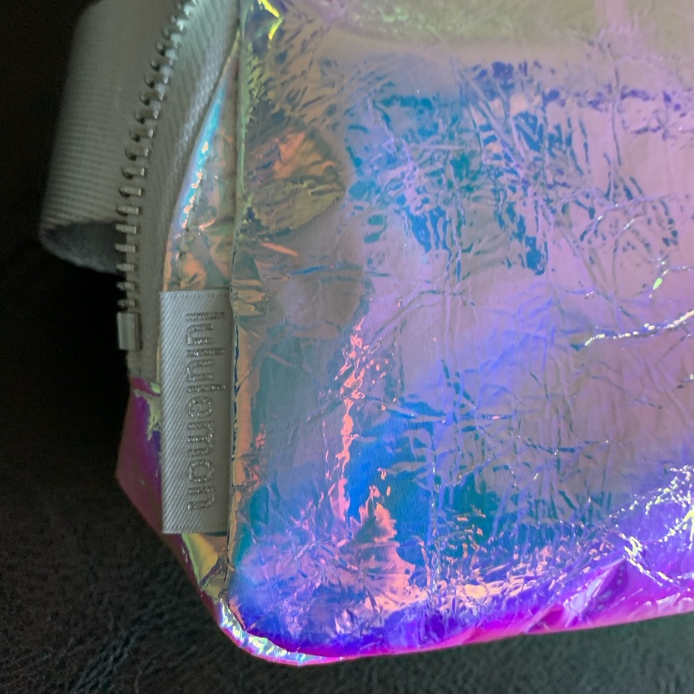lululemon athletica Iridescent Holographic Crossbody Pouch - Pink/Blue/Purple - Picture 3 of 10